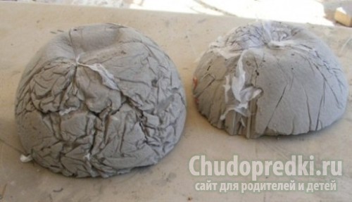 Бетонные полусферы своими руками